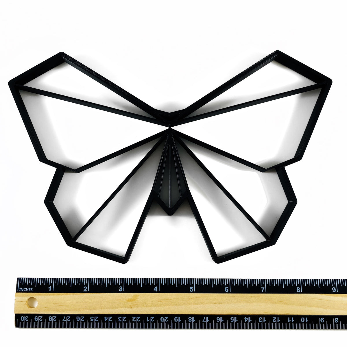 Original Geo Butterfly Relief - layered 3D-printed wall art piece, hand-finished by Soul Kid Dsgn, view 4