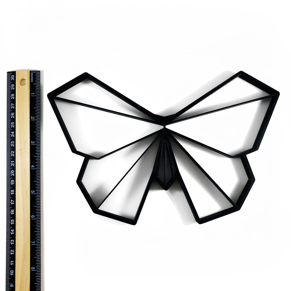 Original Geo Butterfly Relief - layered 3D-printed wall art piece, hand-finished by Soul Kid Dsgn, view 5