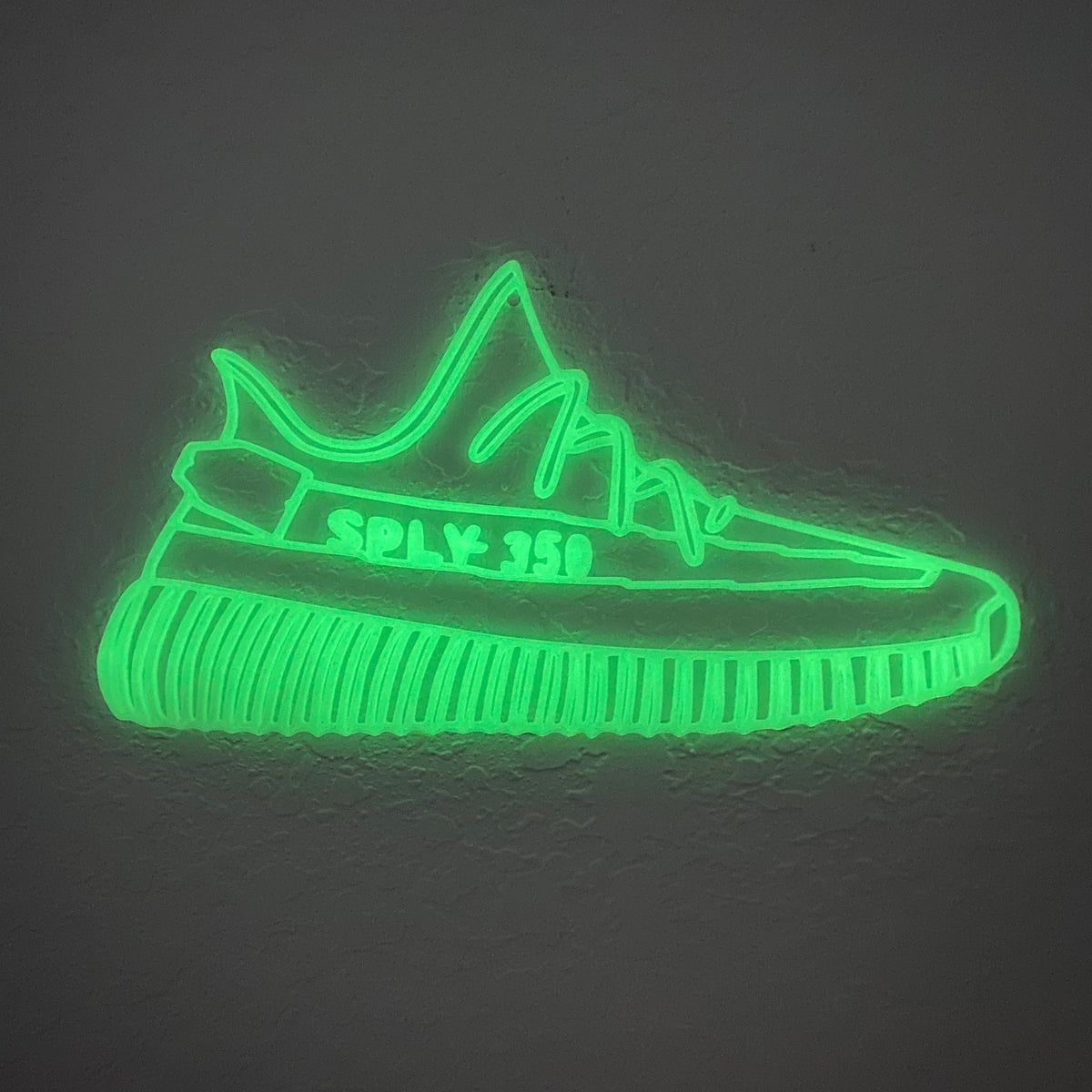 Original Knit Runner Relief - layered 3D-printed wall art piece, hand-finished by Soul Kid Dsgn, view 3