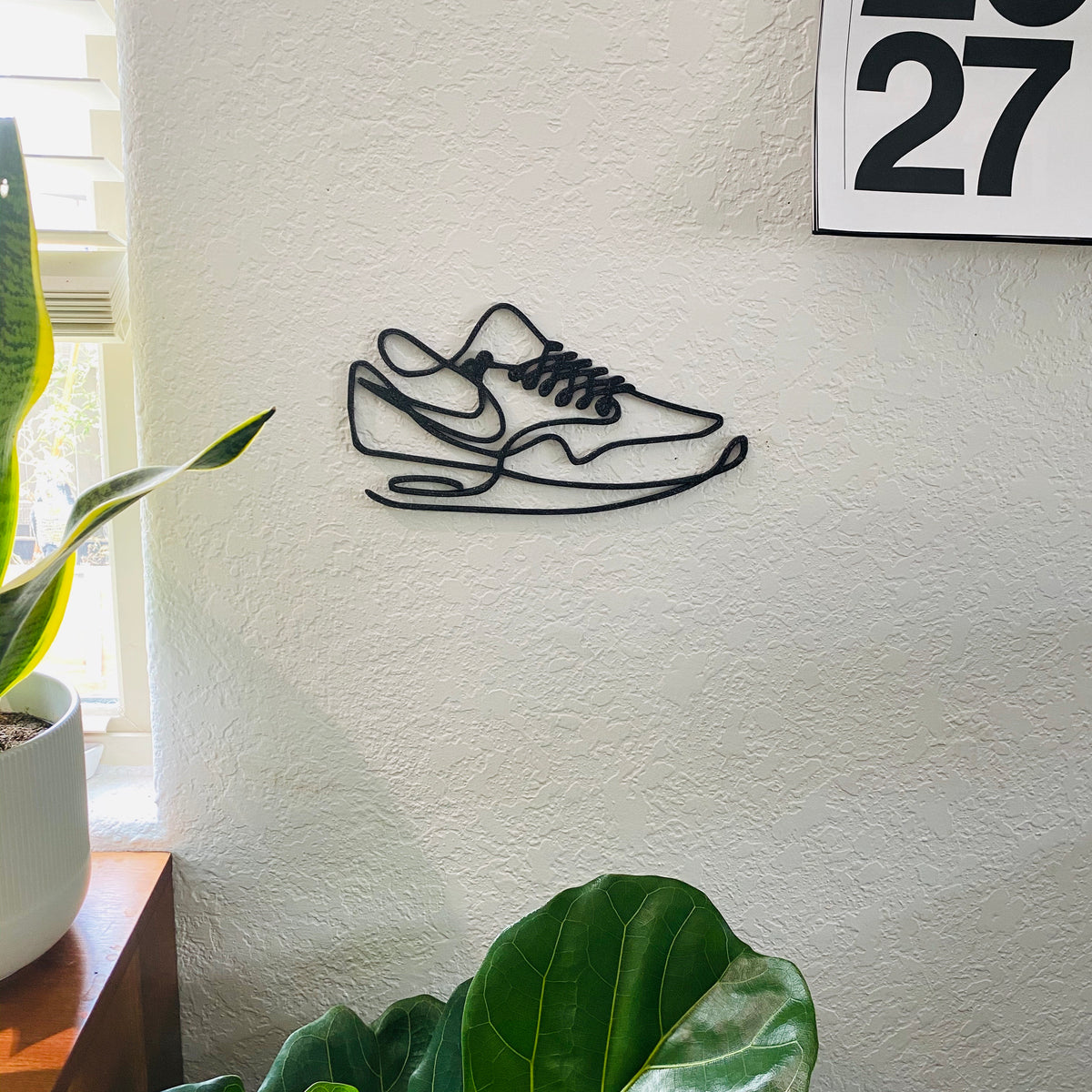 Original Cushion Runner String Relief - layered 3D-printed wall art piece, hand-finished by Soul Kid Dsgn, view 4
