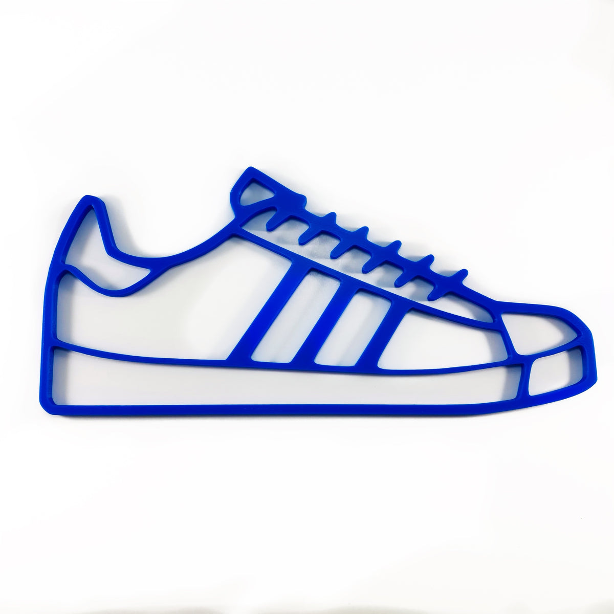 Original Three-Stripe Shell-Toe Relief - layered 3D-printed wall art piece, hand-finished by Soul Kid Dsgn, view 8