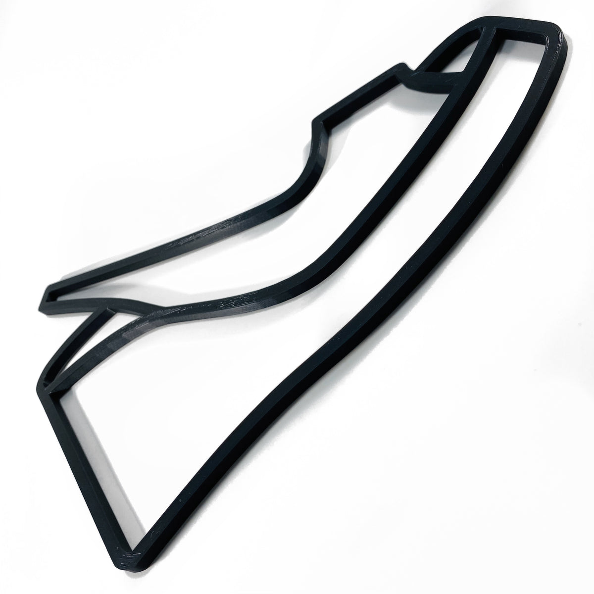 Original Wedge Sandal Relief - layered 3D-printed wall art piece, hand-finished by Soul Kid Dsgn, view 3