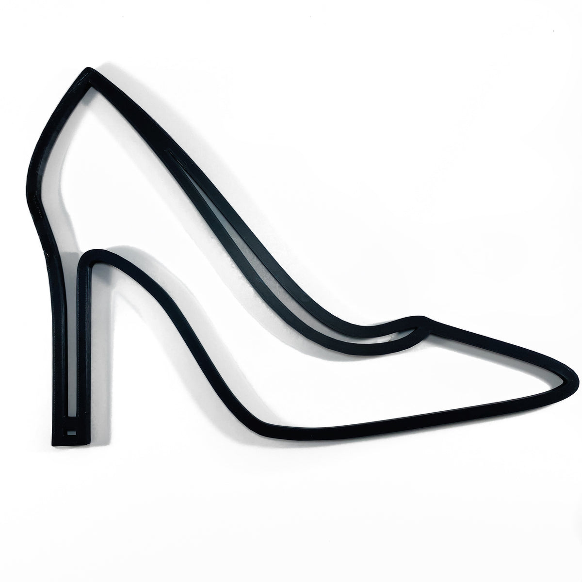 Original Stiletto Heel Relief - layered 3D-printed wall art piece, hand-finished by Soul Kid Dsgn, view 2