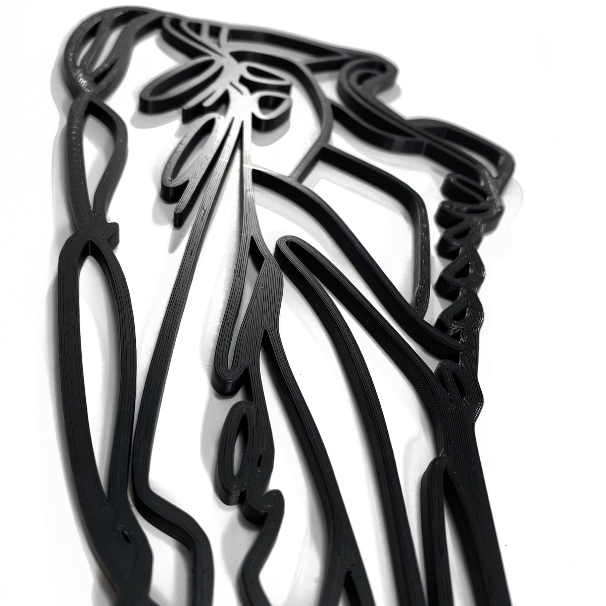Original Chunky Dad Relief - layered 3D-printed wall art piece, hand-finished by Soul Kid Dsgn, view 4