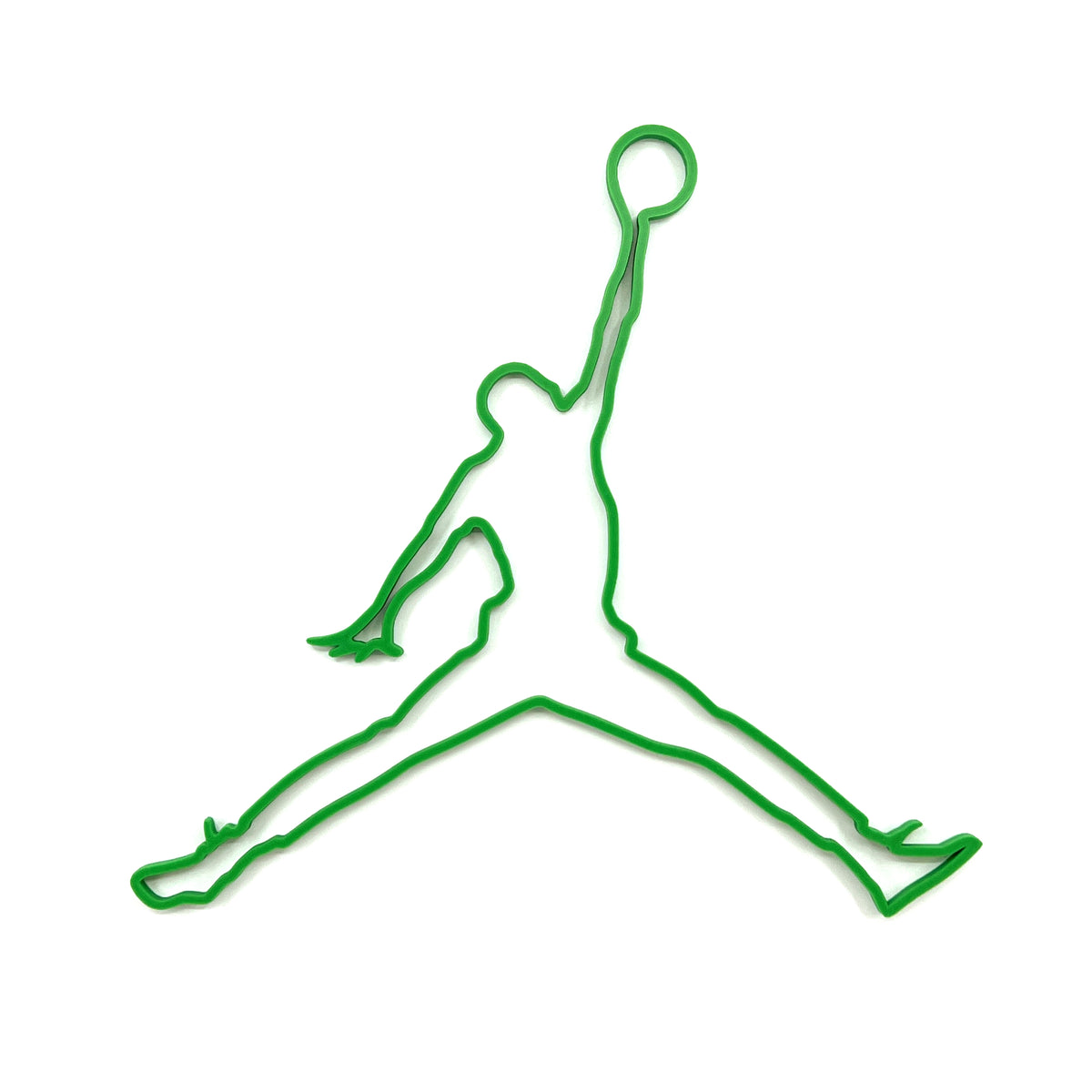 Original Soaring Athlete Outline Relief - layered 3D-printed wall art piece, hand-finished by Soul Kid Dsgn, view 7
