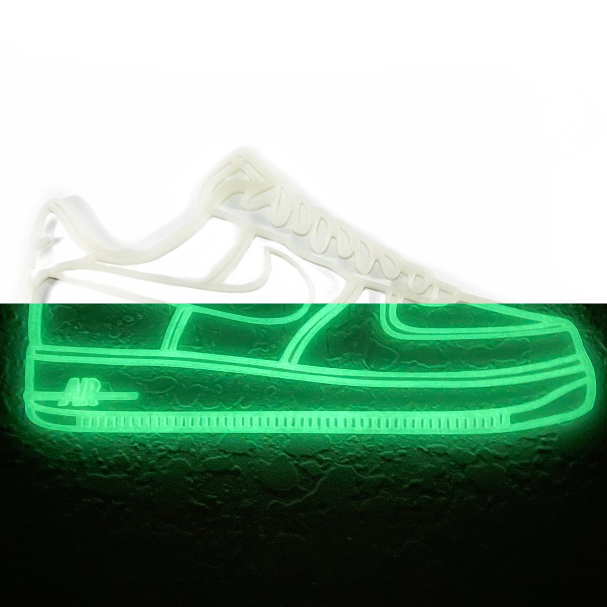 Original Court Classic Low-Top Relief - layered 3D-printed wall art piece, hand-finished by Soul Kid Dsgn, view 7
