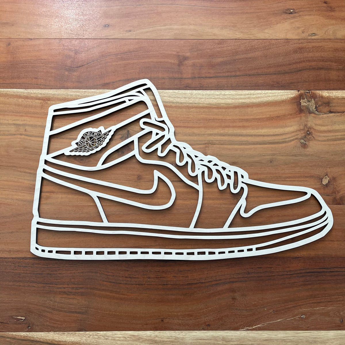 Original Court Classic Hi XL Relief - layered 3D-printed wall art piece, hand-finished by Soul Kid Dsgn, view 2