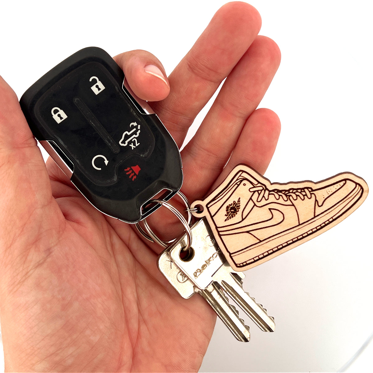 Original Court Classic Hi Keychain - laser-cut acrylic keychain, hand-finished by Soul Kid Dsgn, view 3
