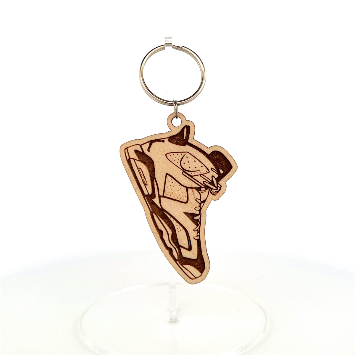 Original Playoff Profile Keychain - laser-cut acrylic keychain, hand-finished by Soul Kid Dsgn, view 2