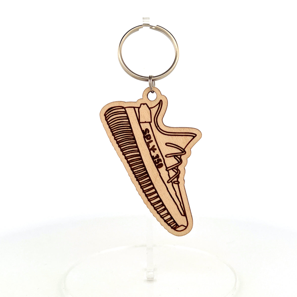 Original Knit Runner Keychain - laser-cut acrylic keychain, hand-finished by Soul Kid Dsgn, view 4