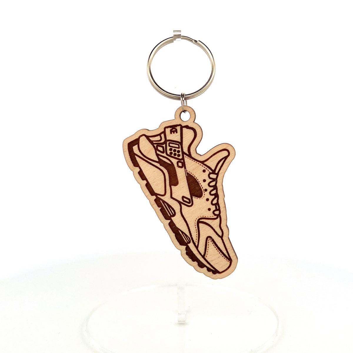 Original Cage Runner Keychain - laser-cut acrylic keychain, hand-finished by Soul Kid Dsgn, view 2