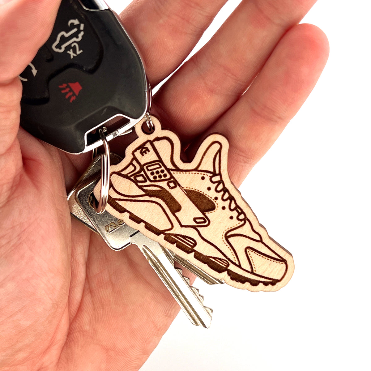 Original Cage Runner Keychain - laser-cut acrylic keychain, hand-finished by Soul Kid Dsgn, view 4